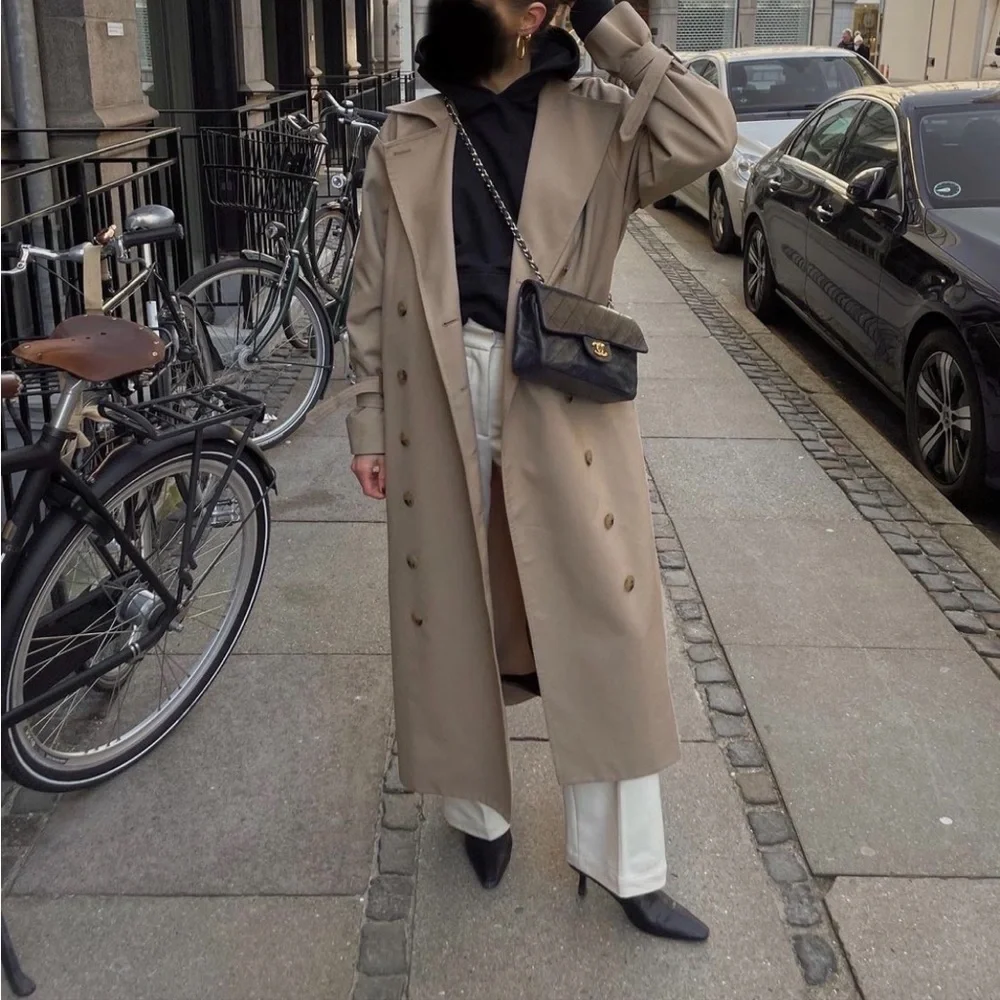Massimo Dutti Trench Coat - Picture 1 of 8